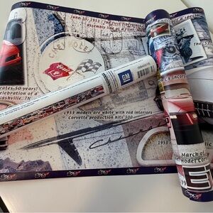 50th Anniversary Corvette Wallpaper Boarder